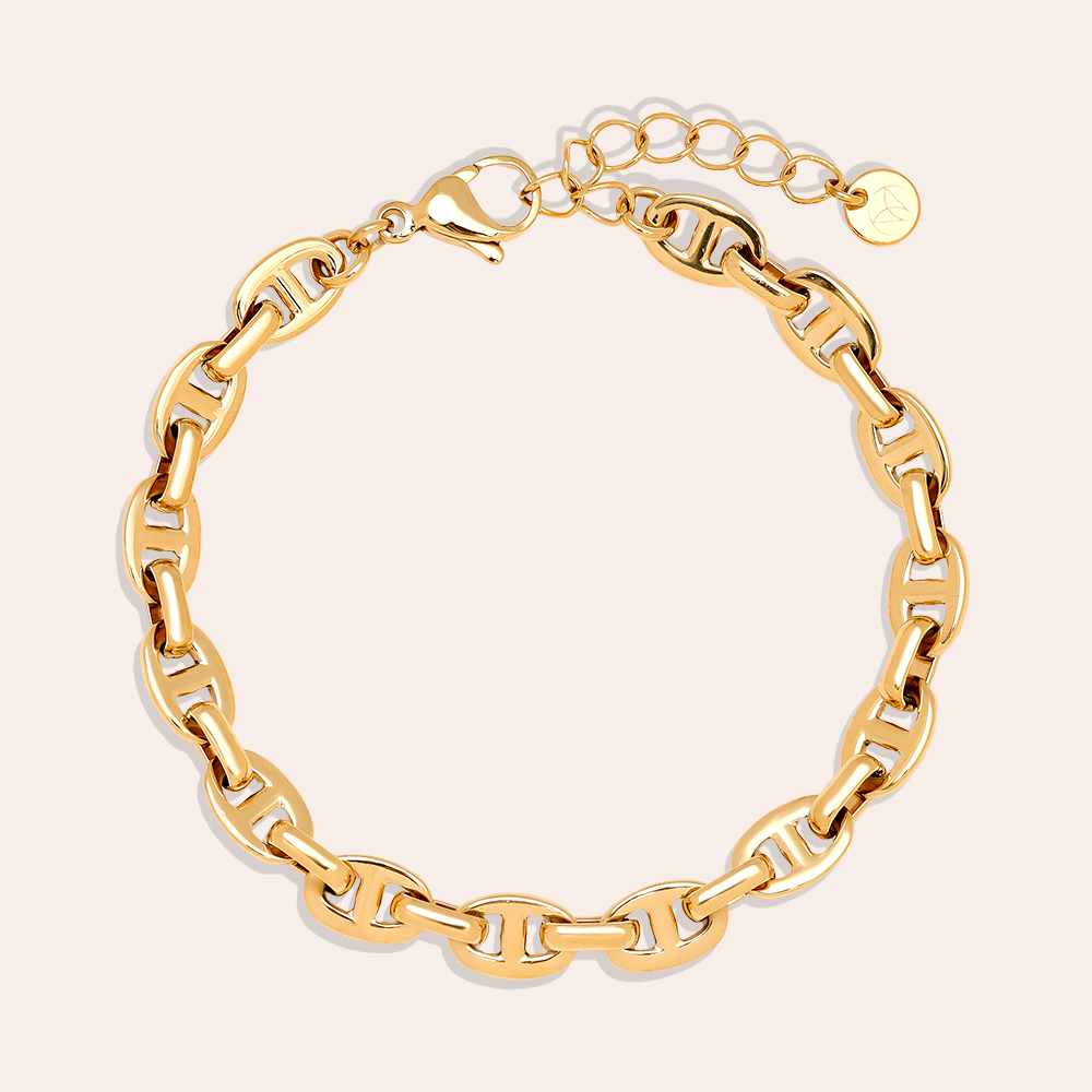 17cm Pig Nose Chain stainless steel bracelet     17cm Pig Nose Chain stainless steel bracelet