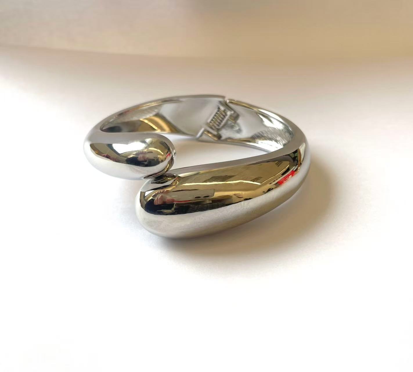 6.5cm three colours warm-hug brass bangle