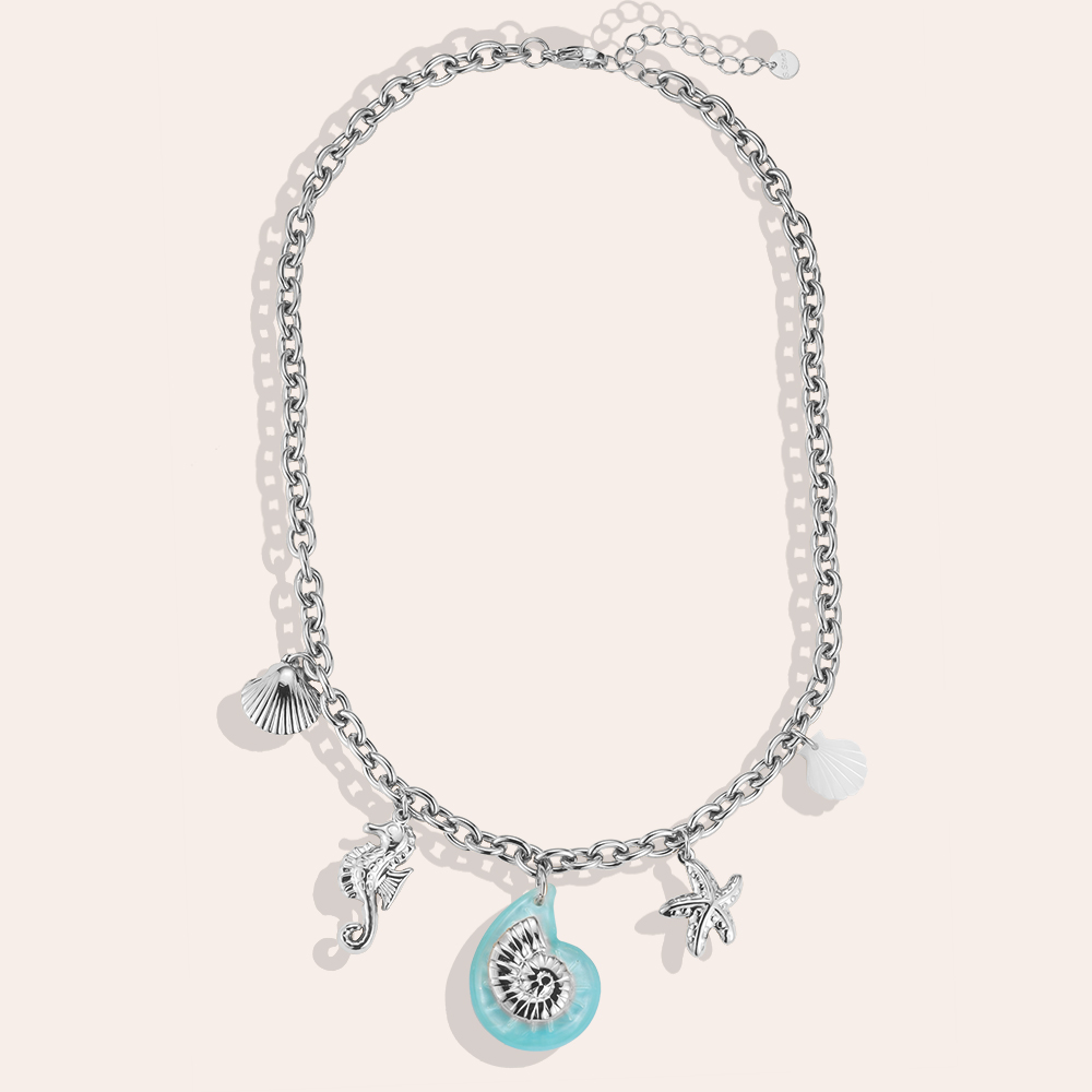 40cm Shells stainless steel necklace