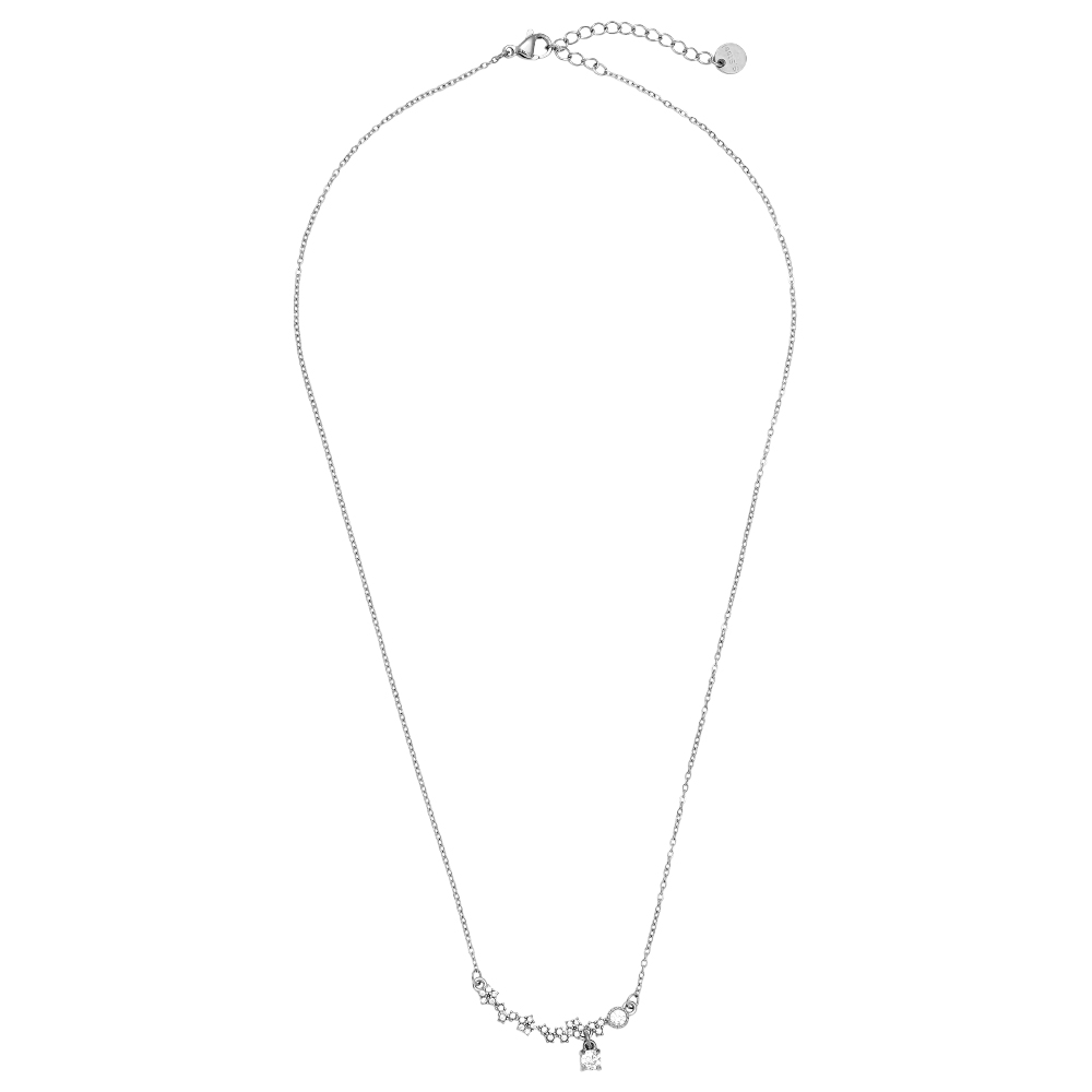 Stainless steel necklace 39cm Perfect Smiling Diamond