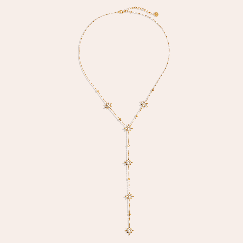 39cm Diamond Mini Deco stainless steel necklace      