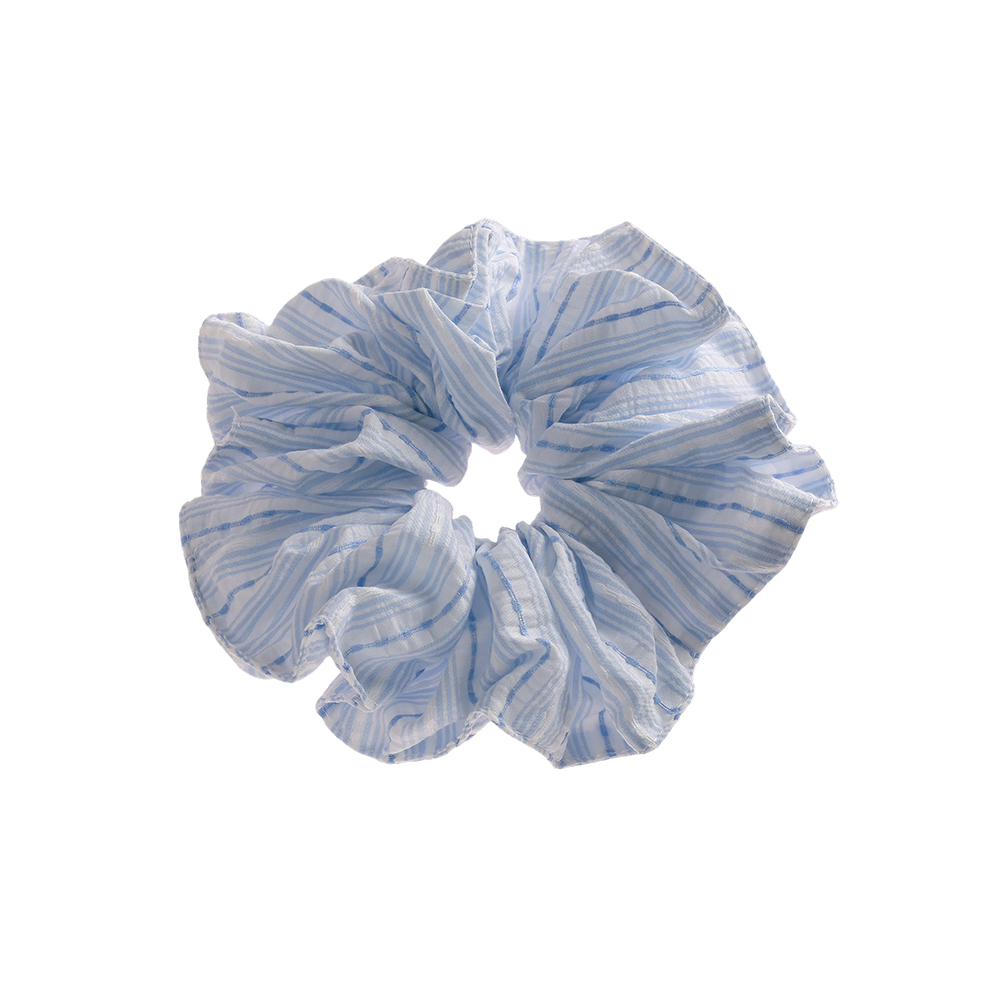 Pastel stripe scrunchie