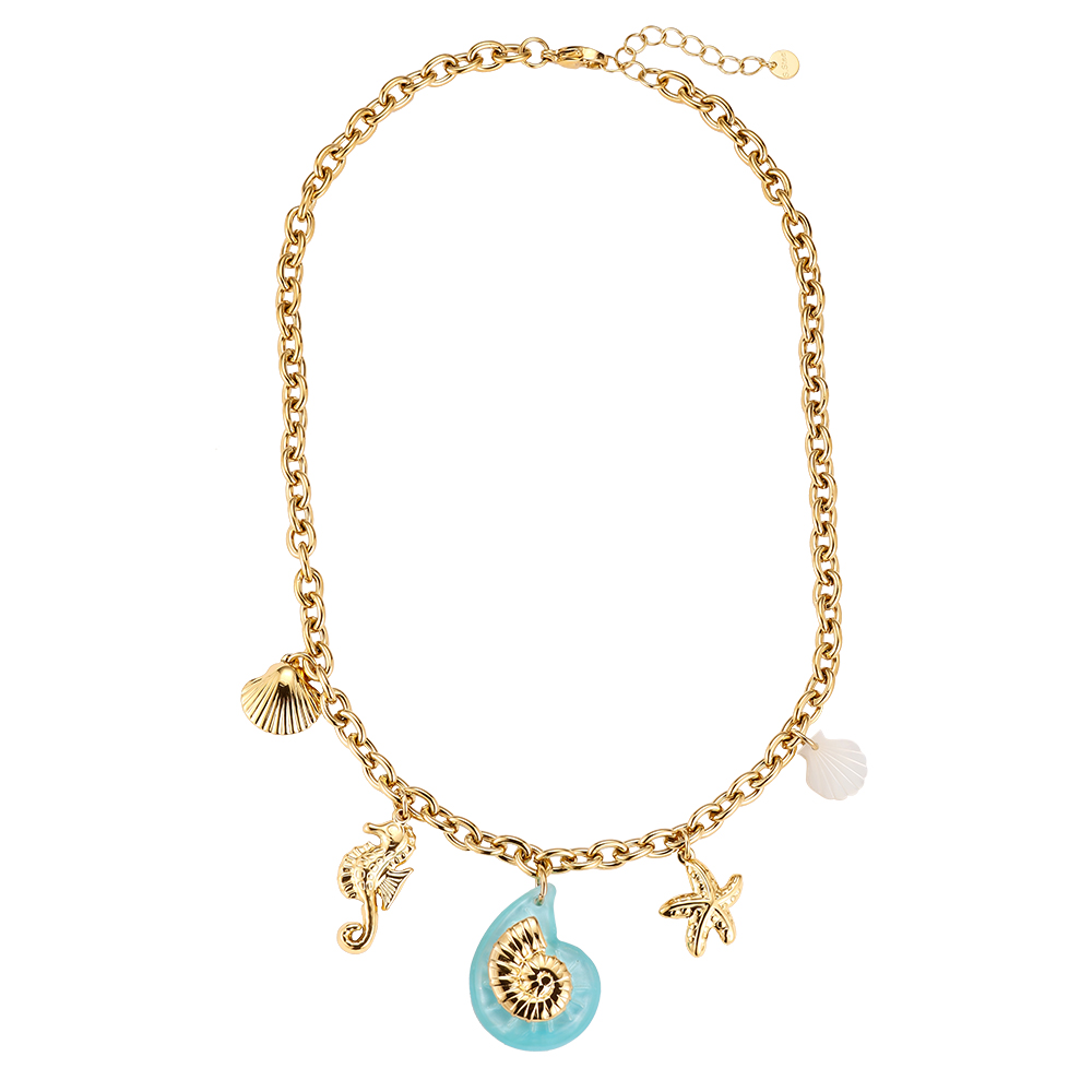 40cm Shells stainless steel necklace