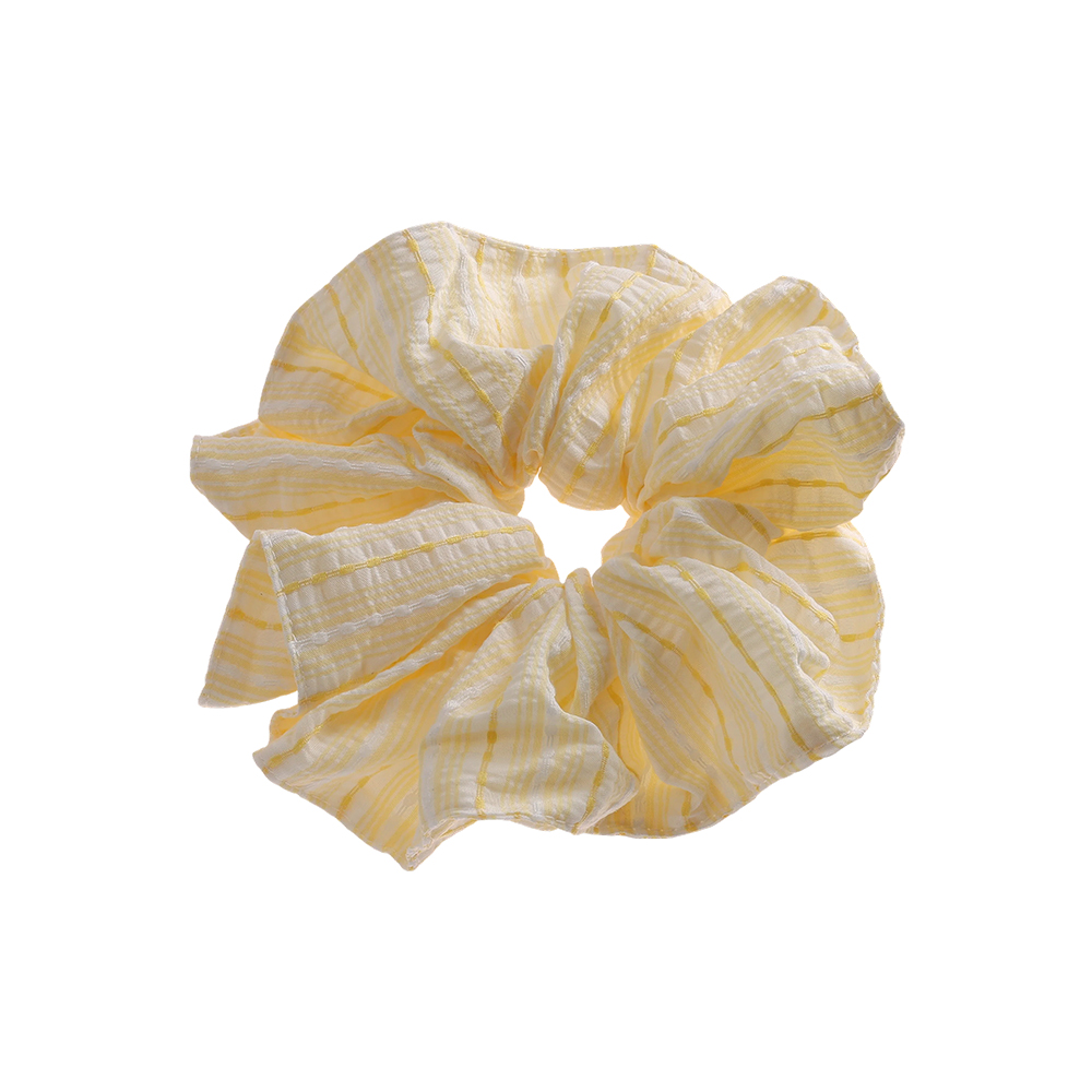 Pastel stripe scrunchie