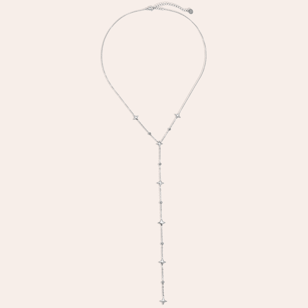 Stainless steel necklace 39cm Y Style Star