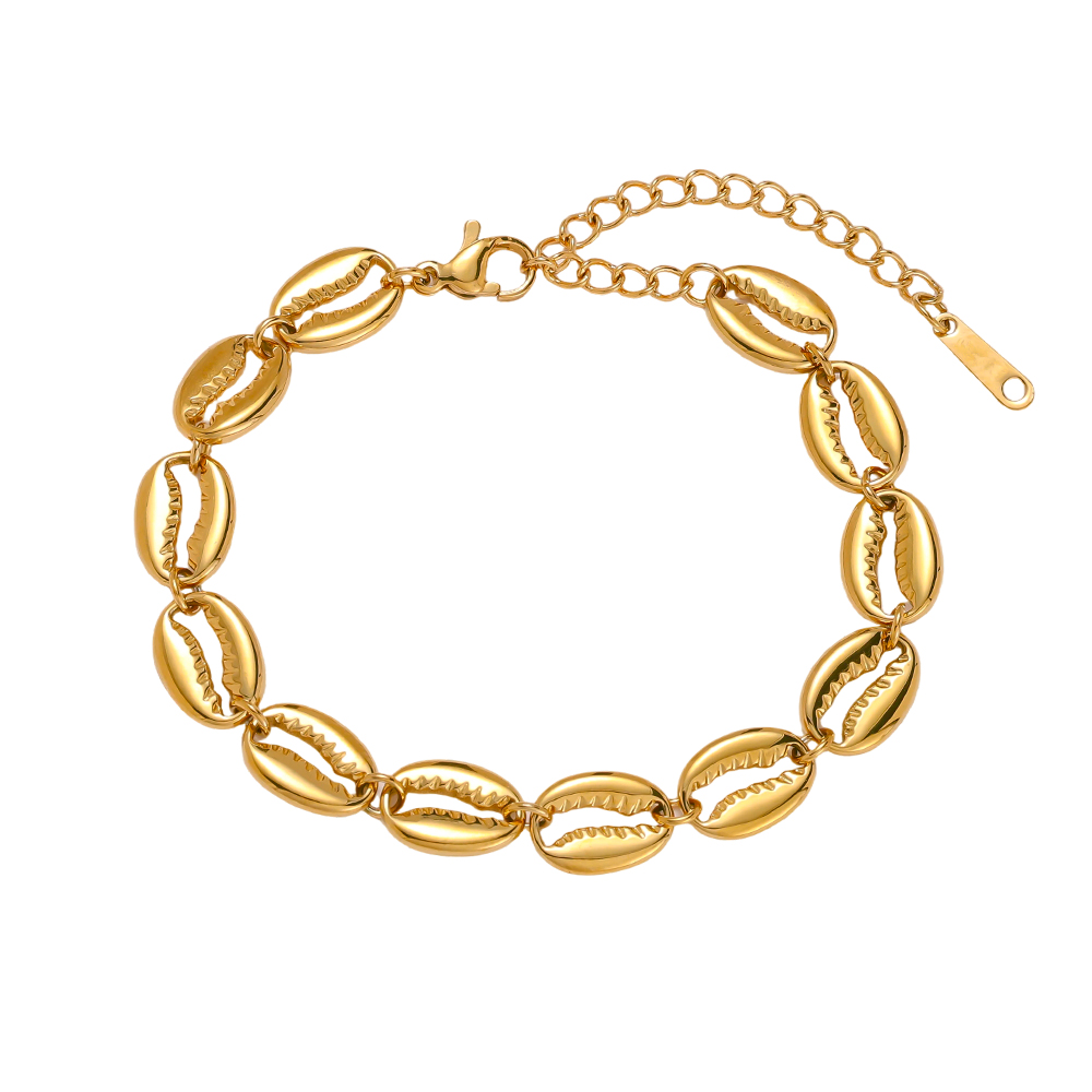 15cm shell stainless steel bracelet