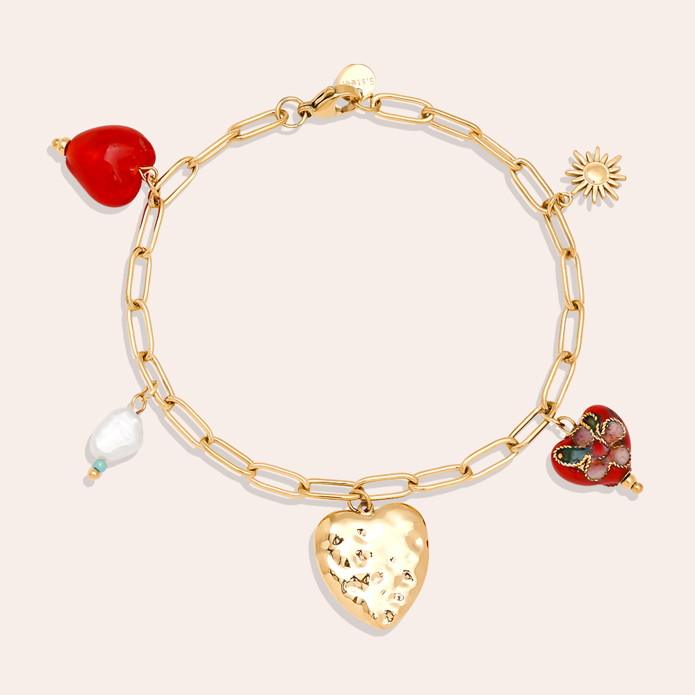 17cm Fine Various Charms stainless steel bracelet        17cm Fine Various Charms stainless steel bracelet