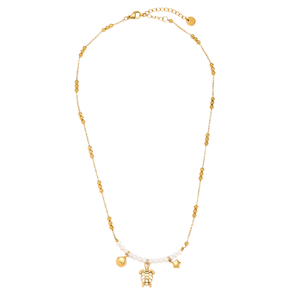 40cm Turtle Shell stainless steel necklace