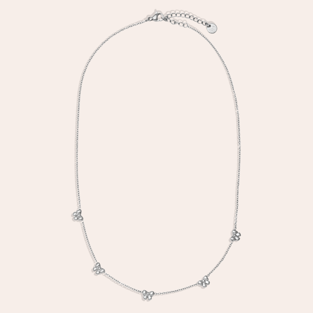 Stainless steel necklace 40cm Little Bowtie