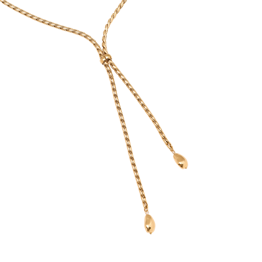 44cm Chain With Drop stainless steel necklace      