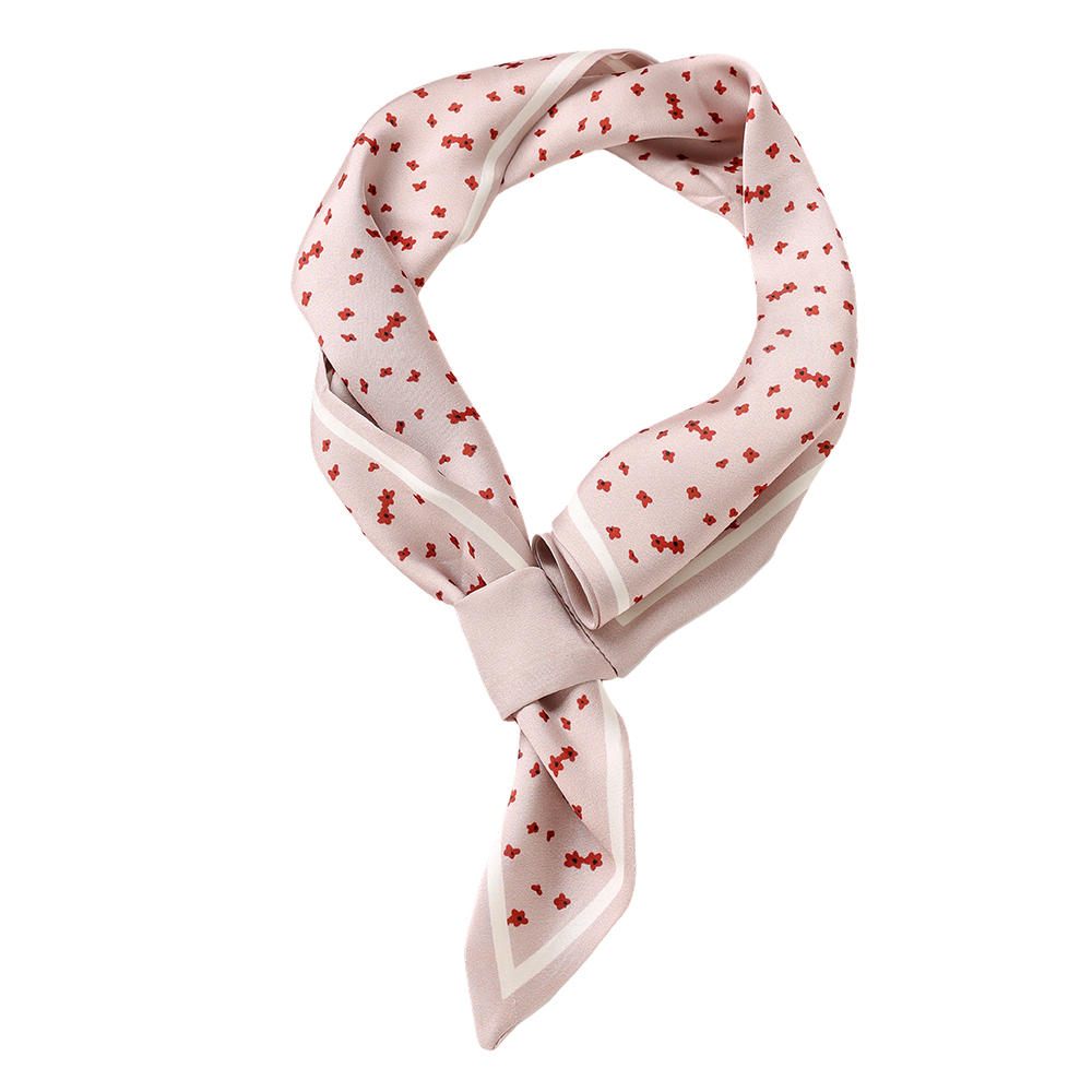 76cm Small Floral Print Scarf 