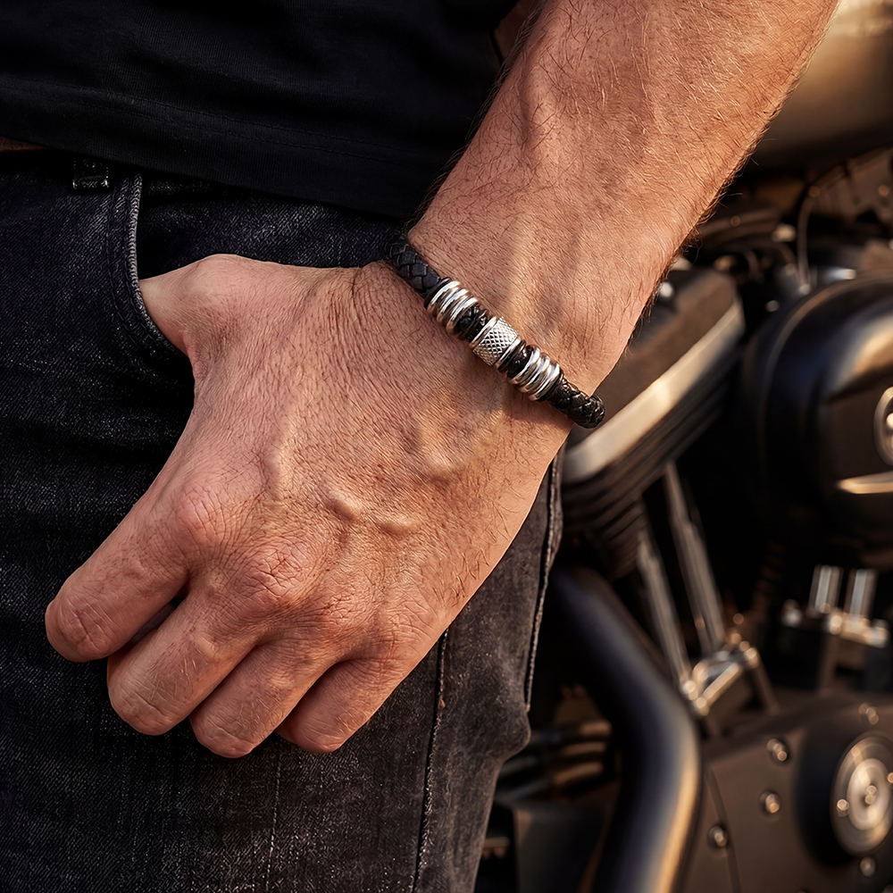  Stainless Steel Strap – PU Classic Braid