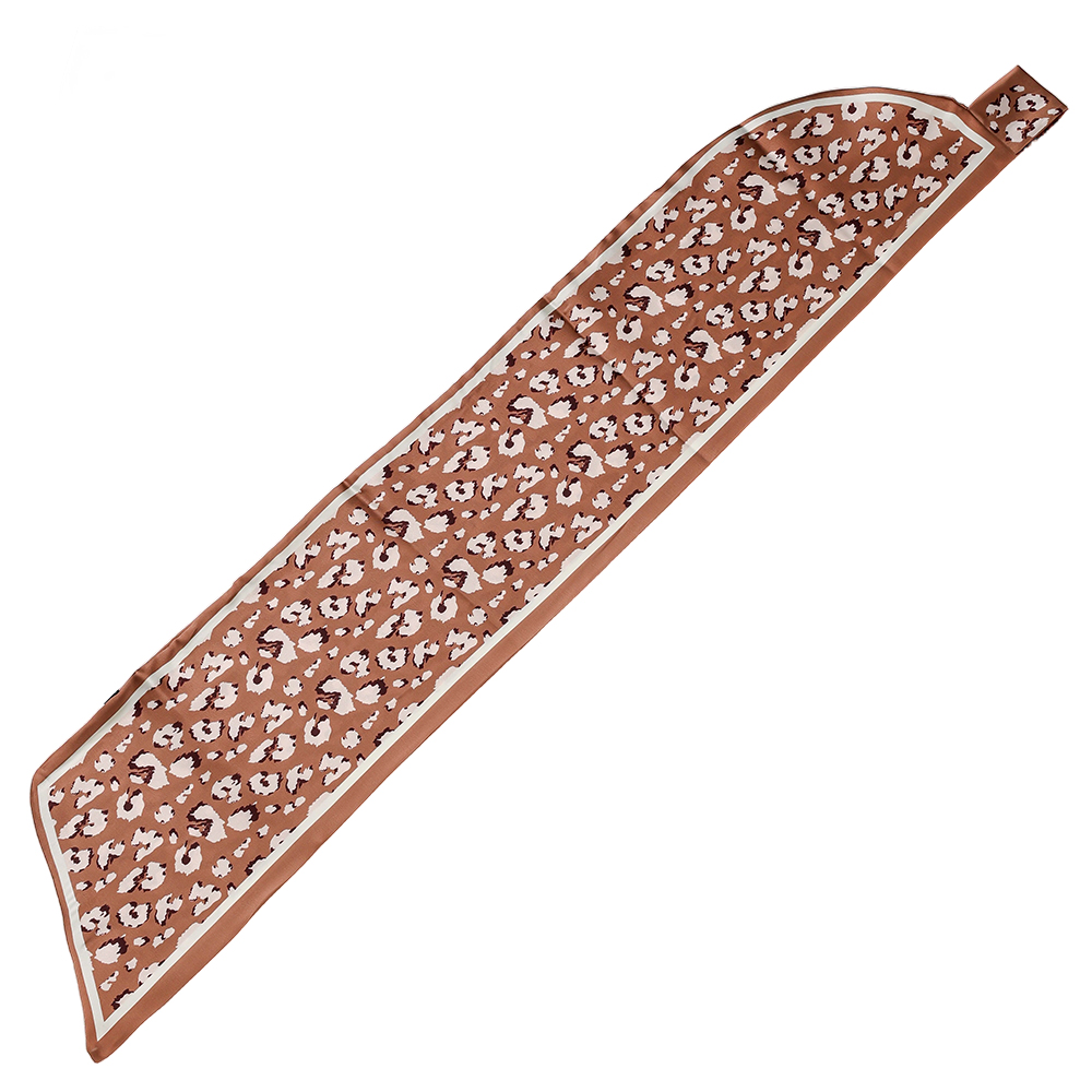 76cm leopard-print scarf 