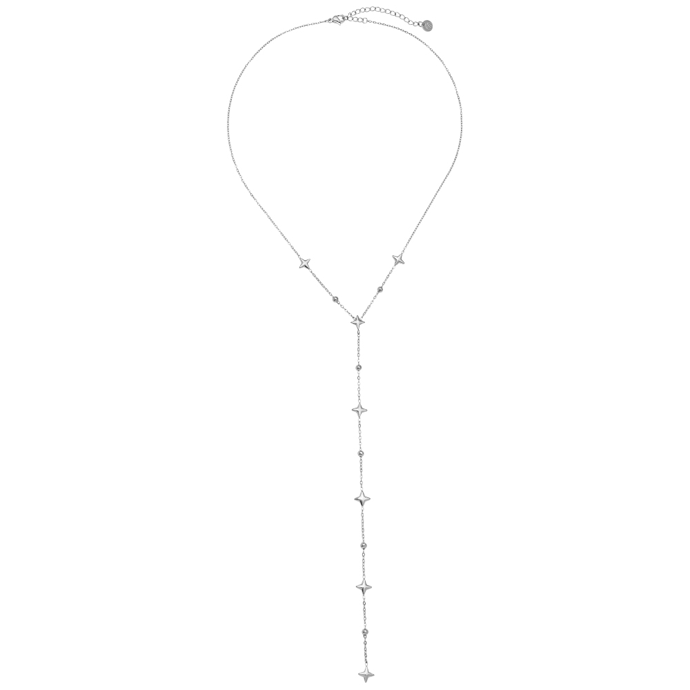 Stainless steel necklace 39cm Y Style Star