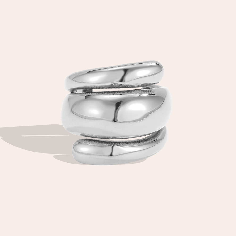 Stainless steel ring, adjustable, multi-speed