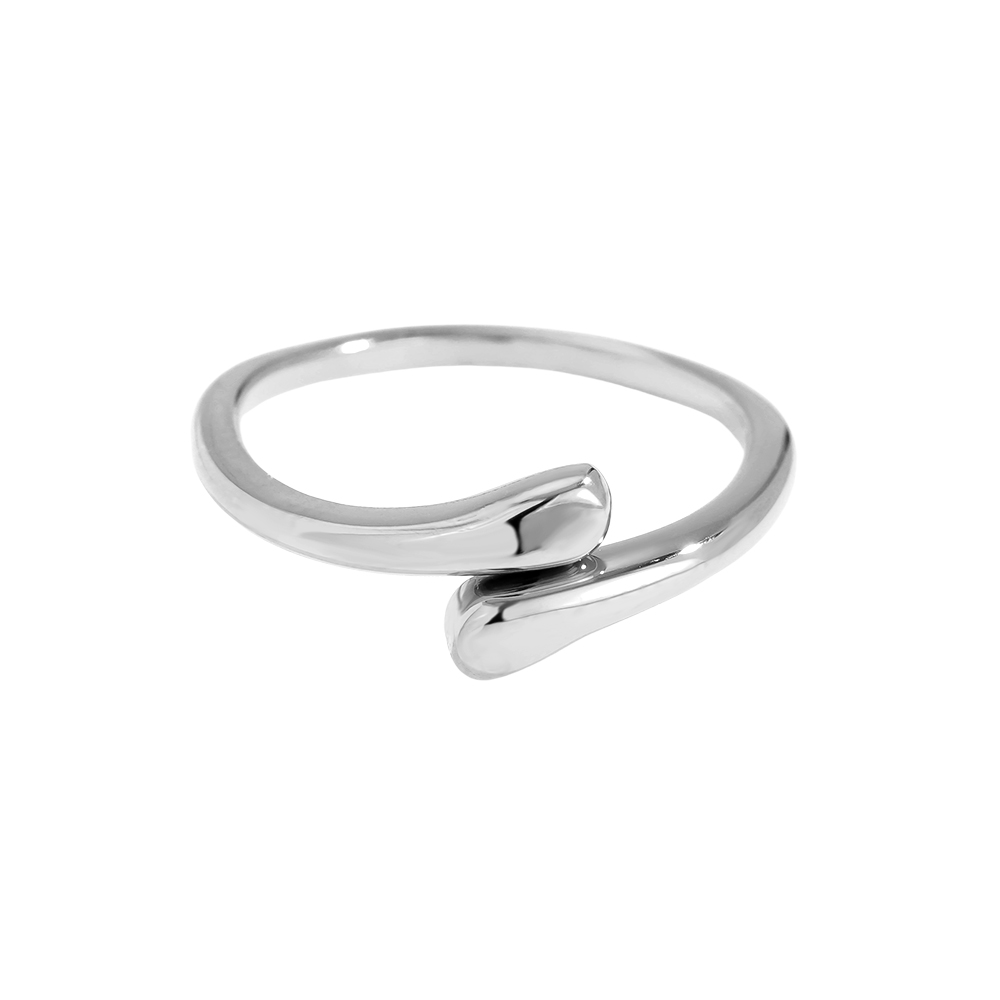 Tiny Drops stainless steel ring