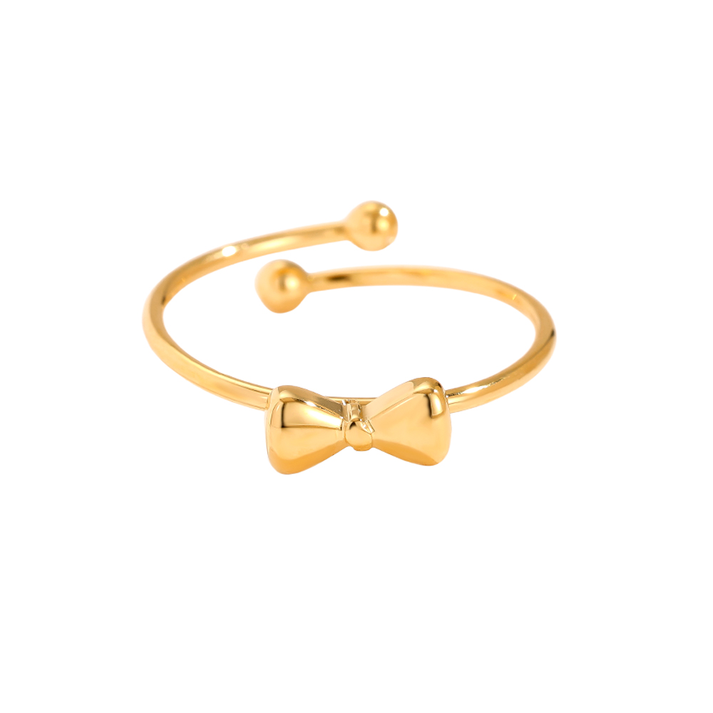 Nice Bowtie stainless steel ring    