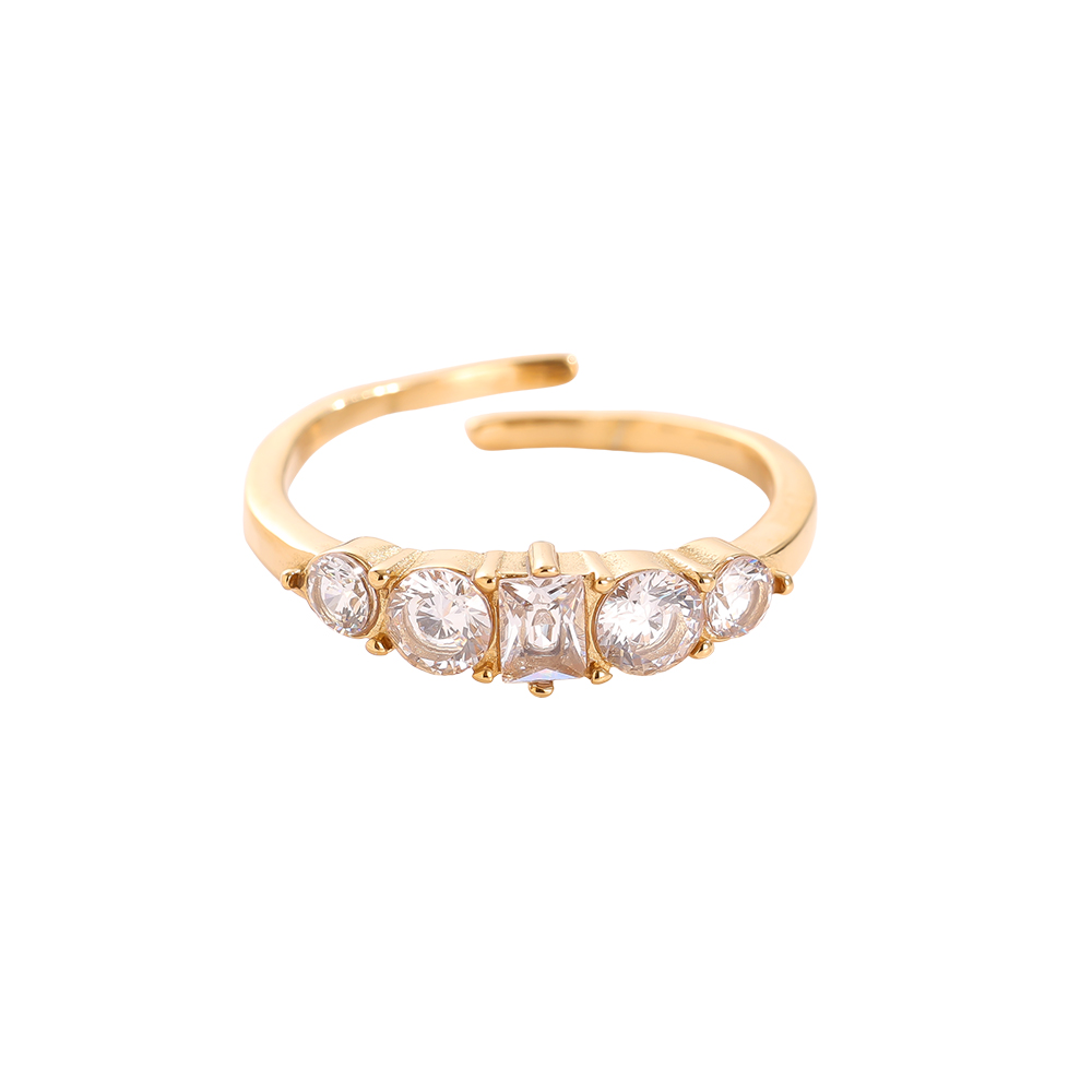 Various Diamond stainless steel ring    