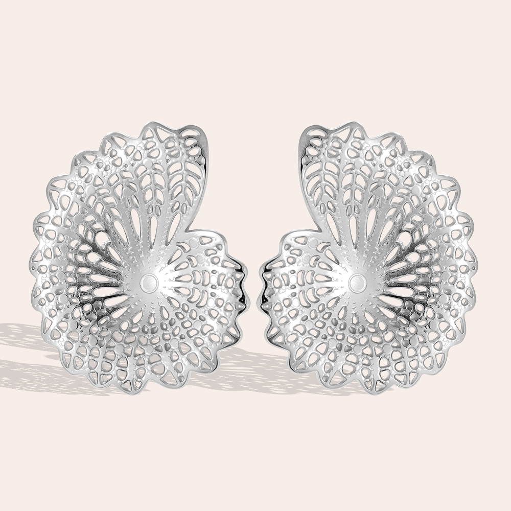 45mm Nice Conch stainless steel earrings   