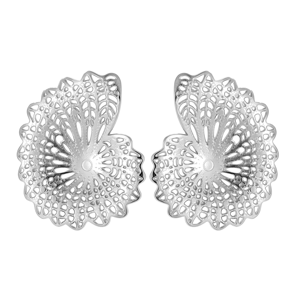 45mm Nice Conch stainless steel earrings   