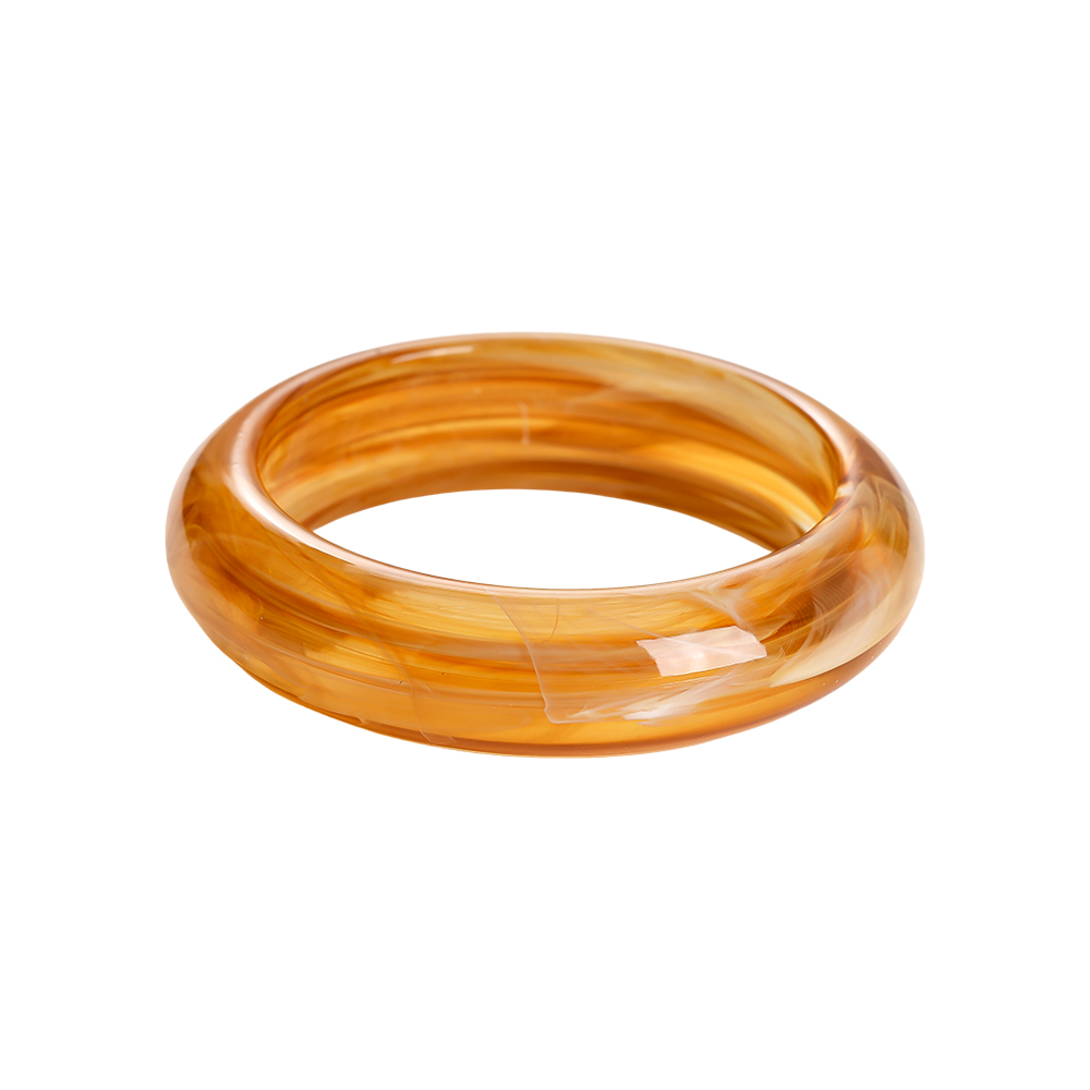 Round Chunky Acrylic Bangle     