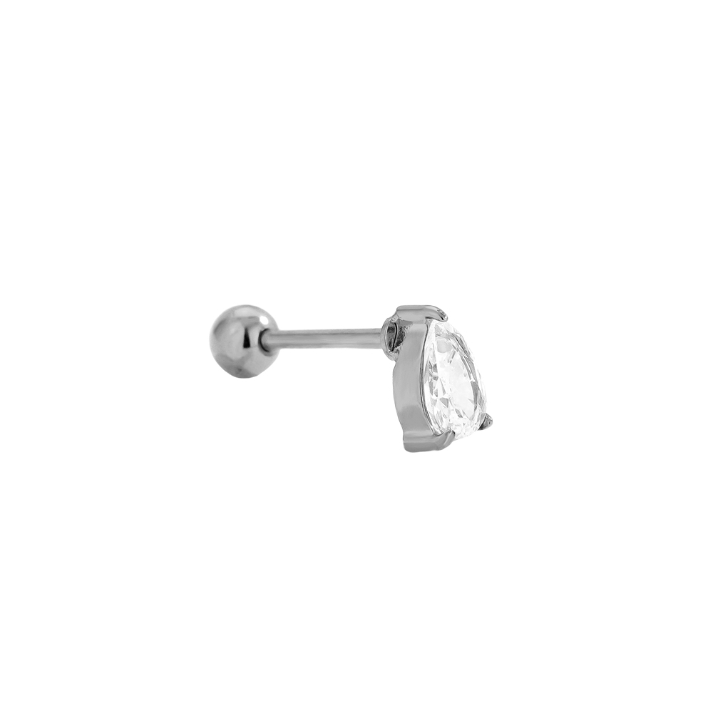6mm Mini Diamond Drop stainless steel piercing     