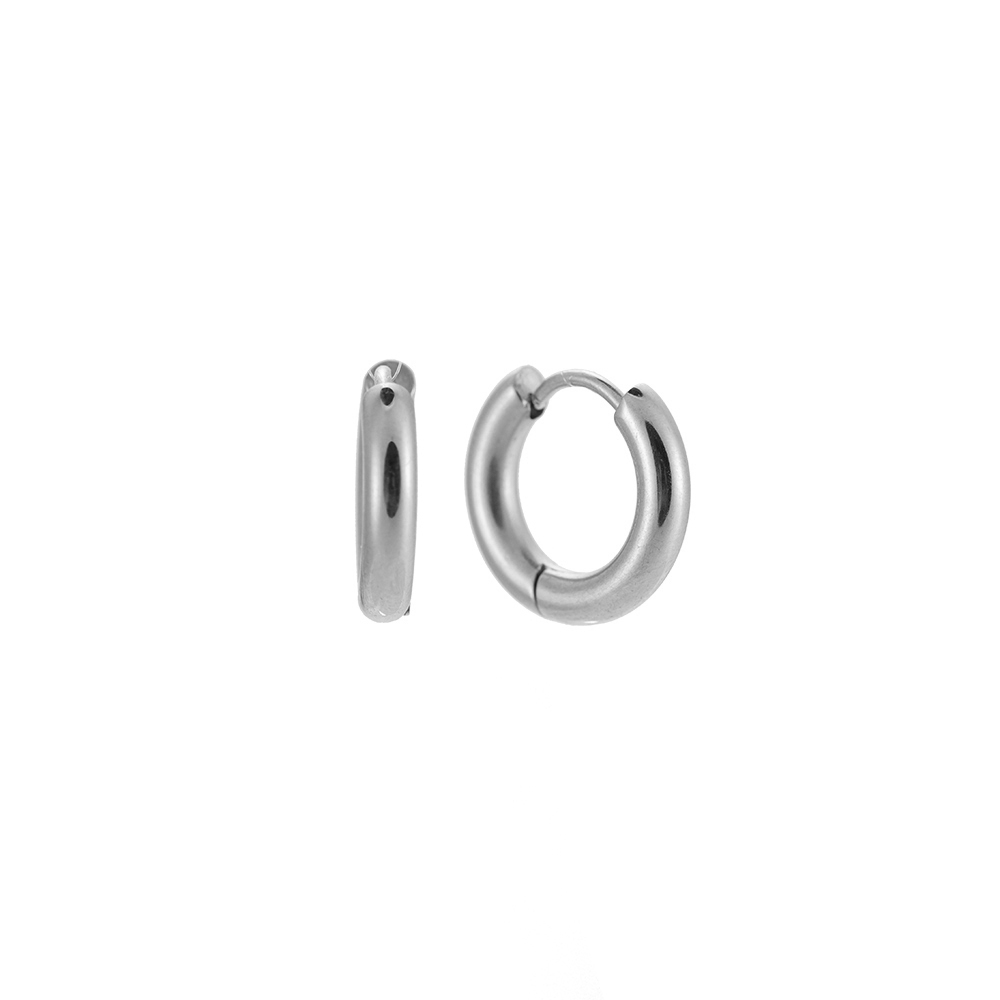 16mm Simple Hoop stainless steel earrings