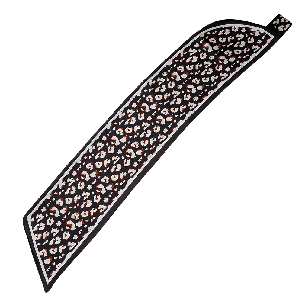 76cm leopard-print scarf 
