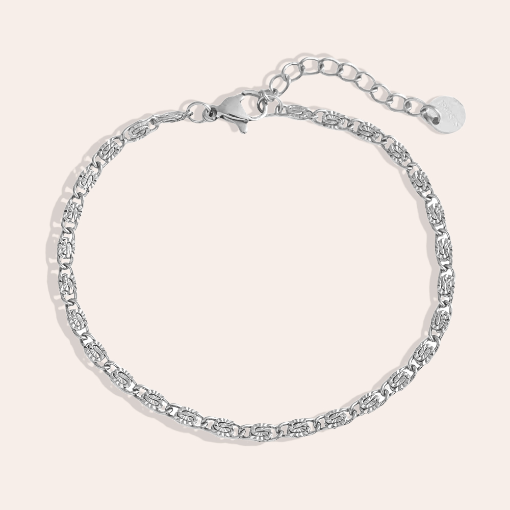 Stainless steel bracelet 17cm Casual Chain