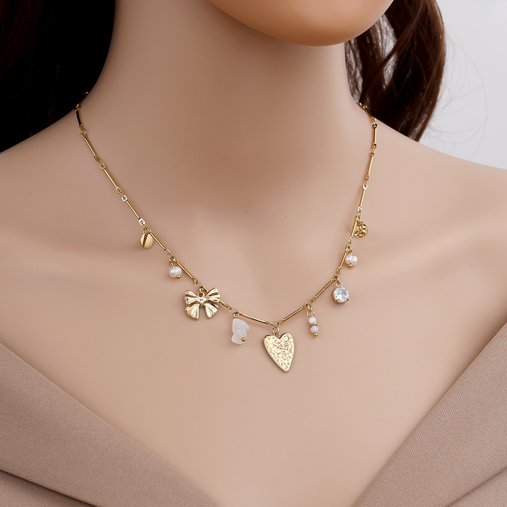 43cm Some Nice Charms stainless steel necklace     