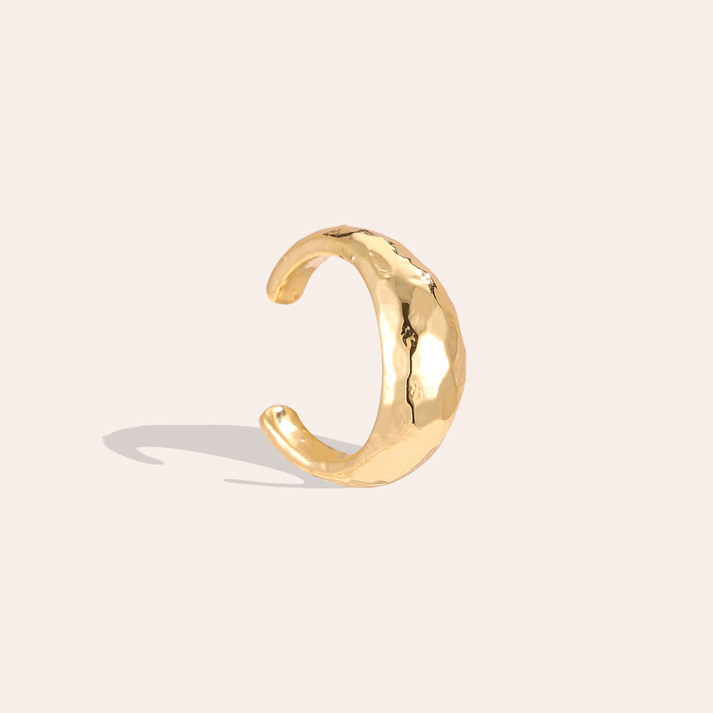 12mm Faceted Gold Plated Earrings