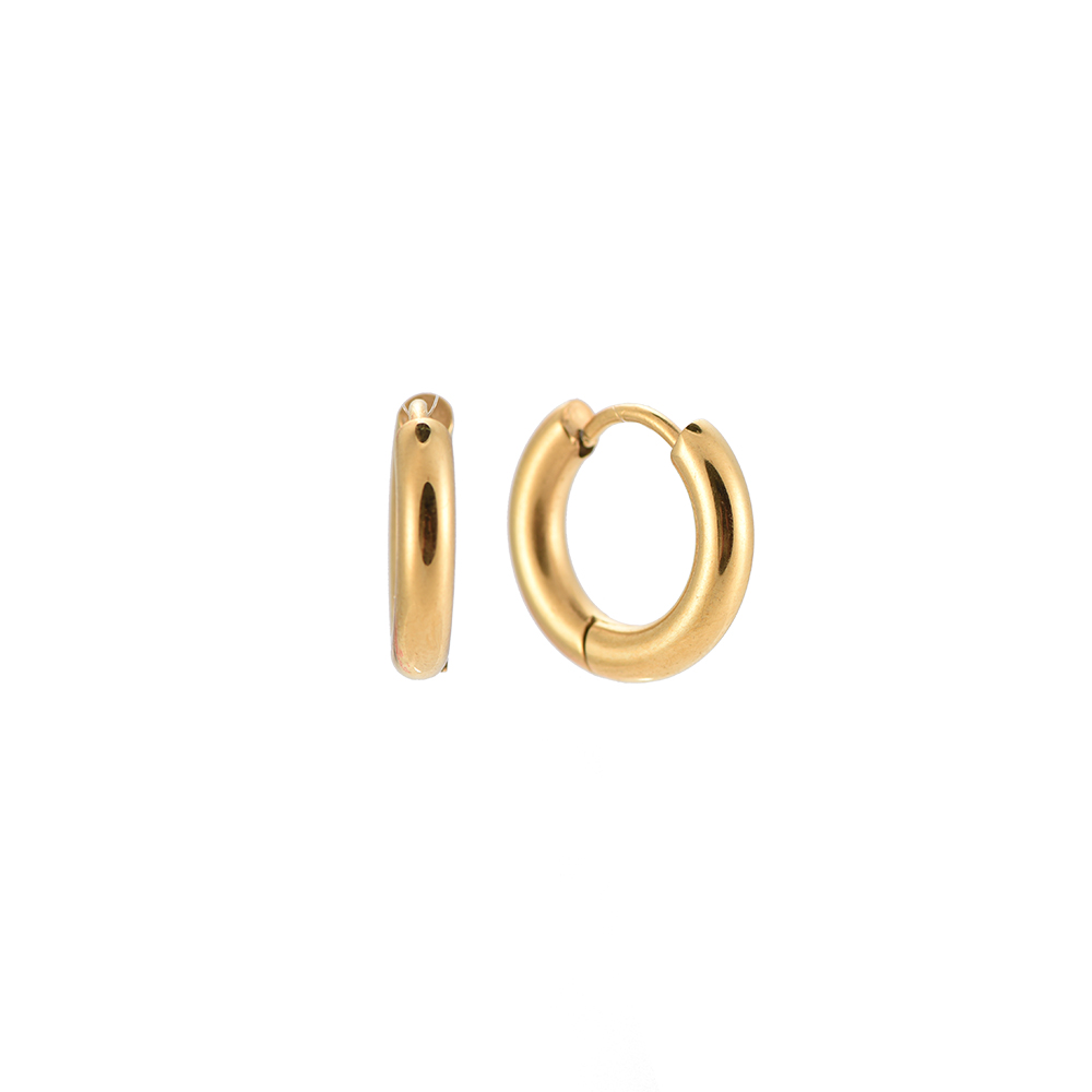 16mm Simple Hoop stainless steel earrings