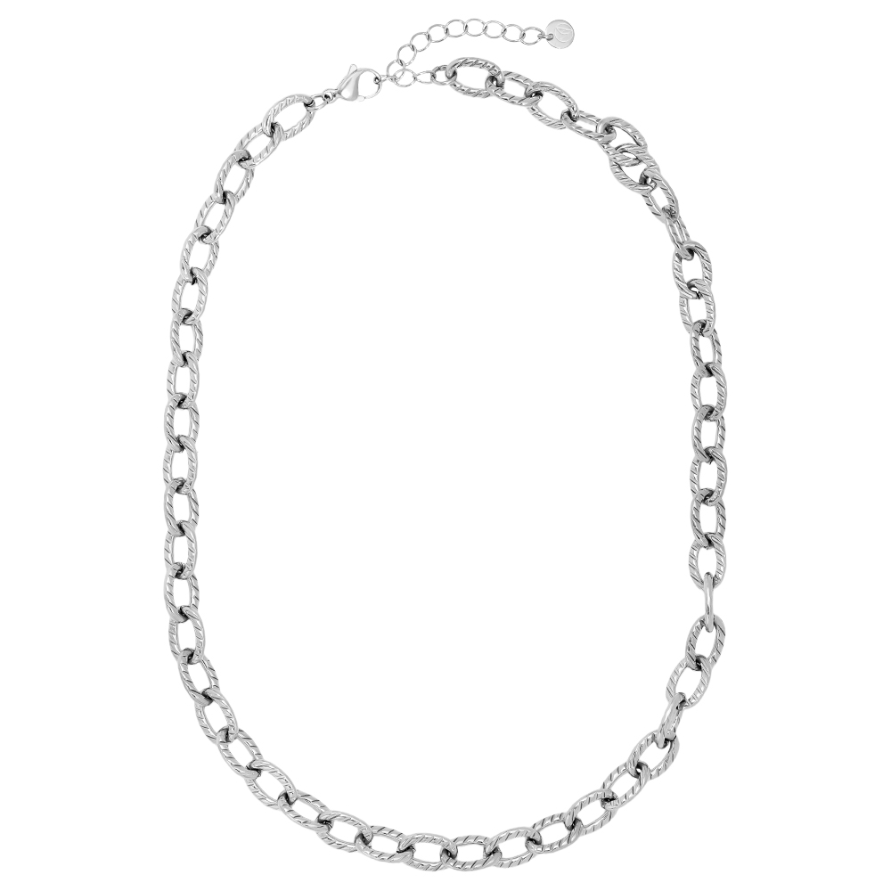 44cm Oval Chain stainless steel necklace     