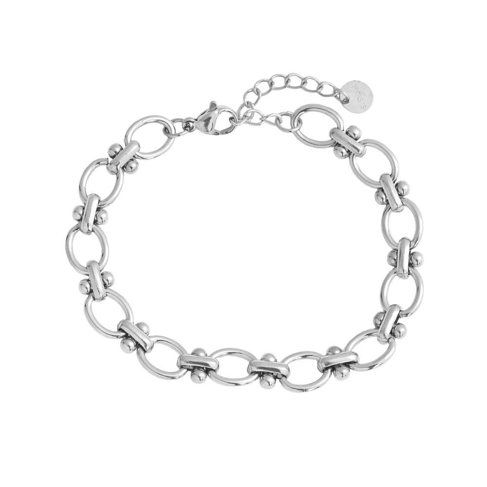 16cm ring chain stainless steel bracelet   