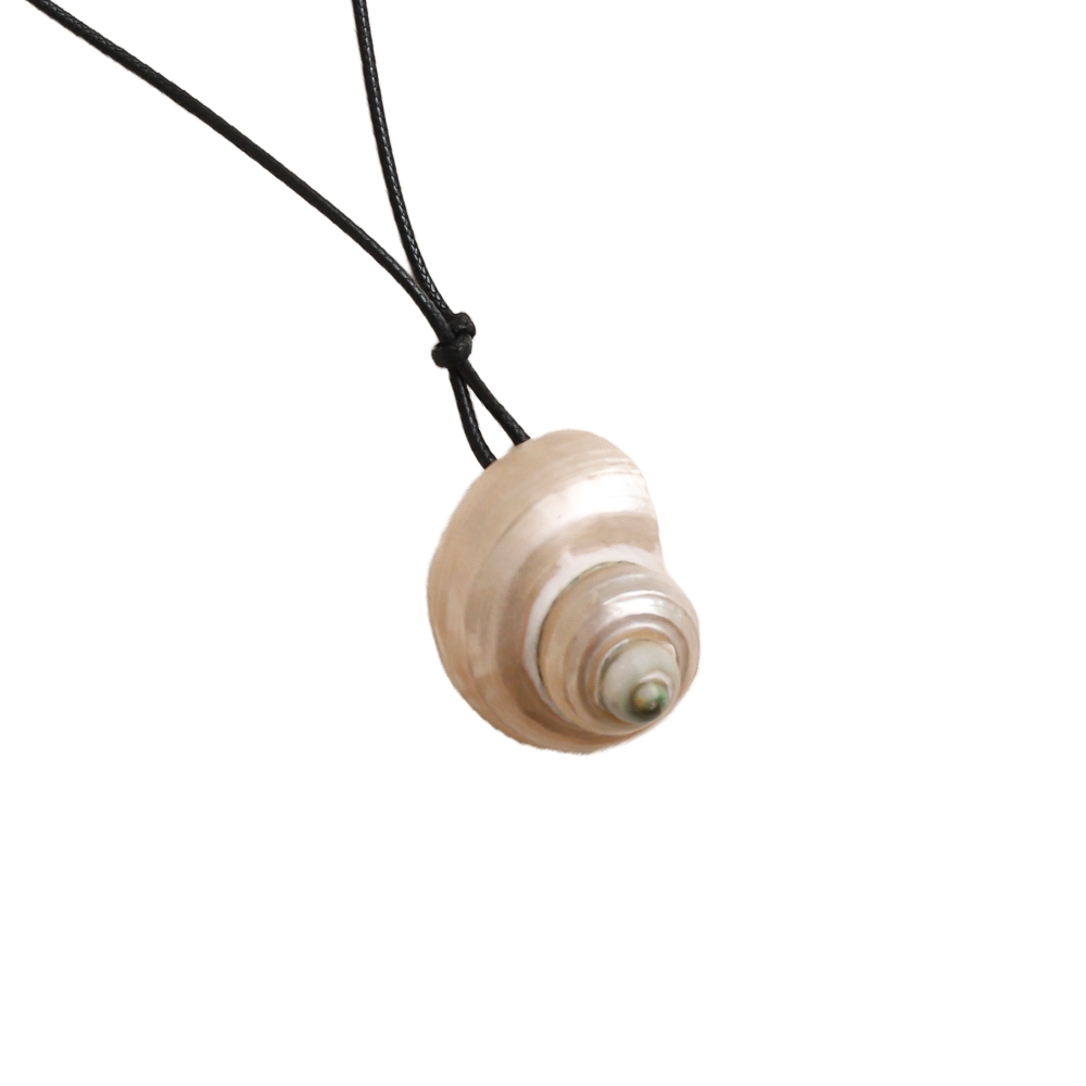 90cm shell on a polyester cord necklace     