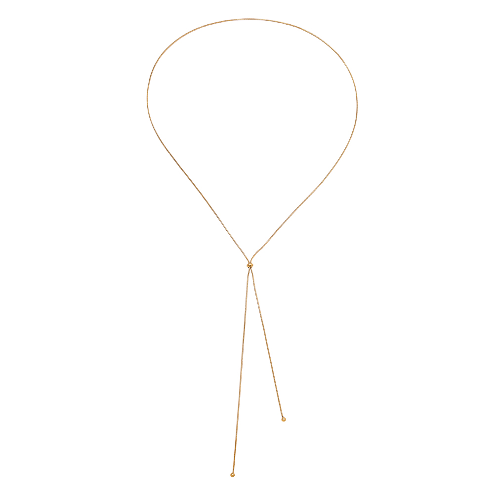 90cm Adjustable Chain stainless steel necklace    