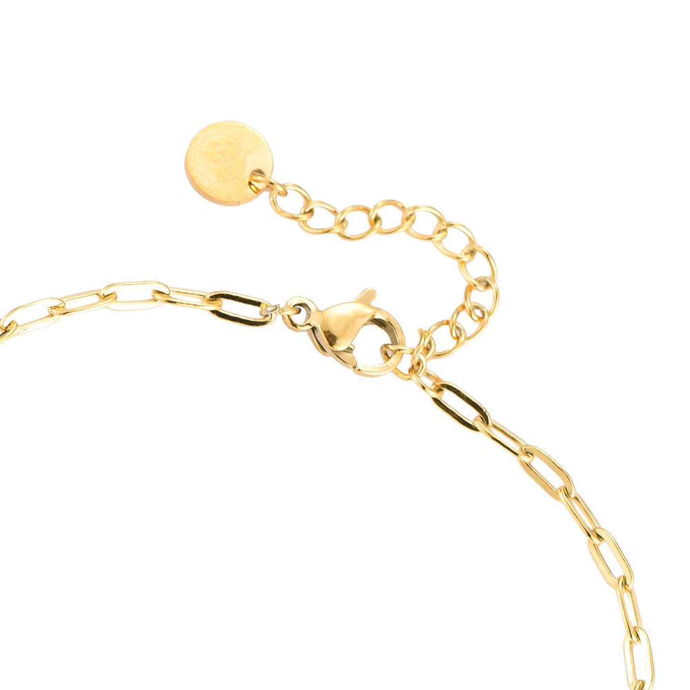 Elongated Link stainless steel bracelet