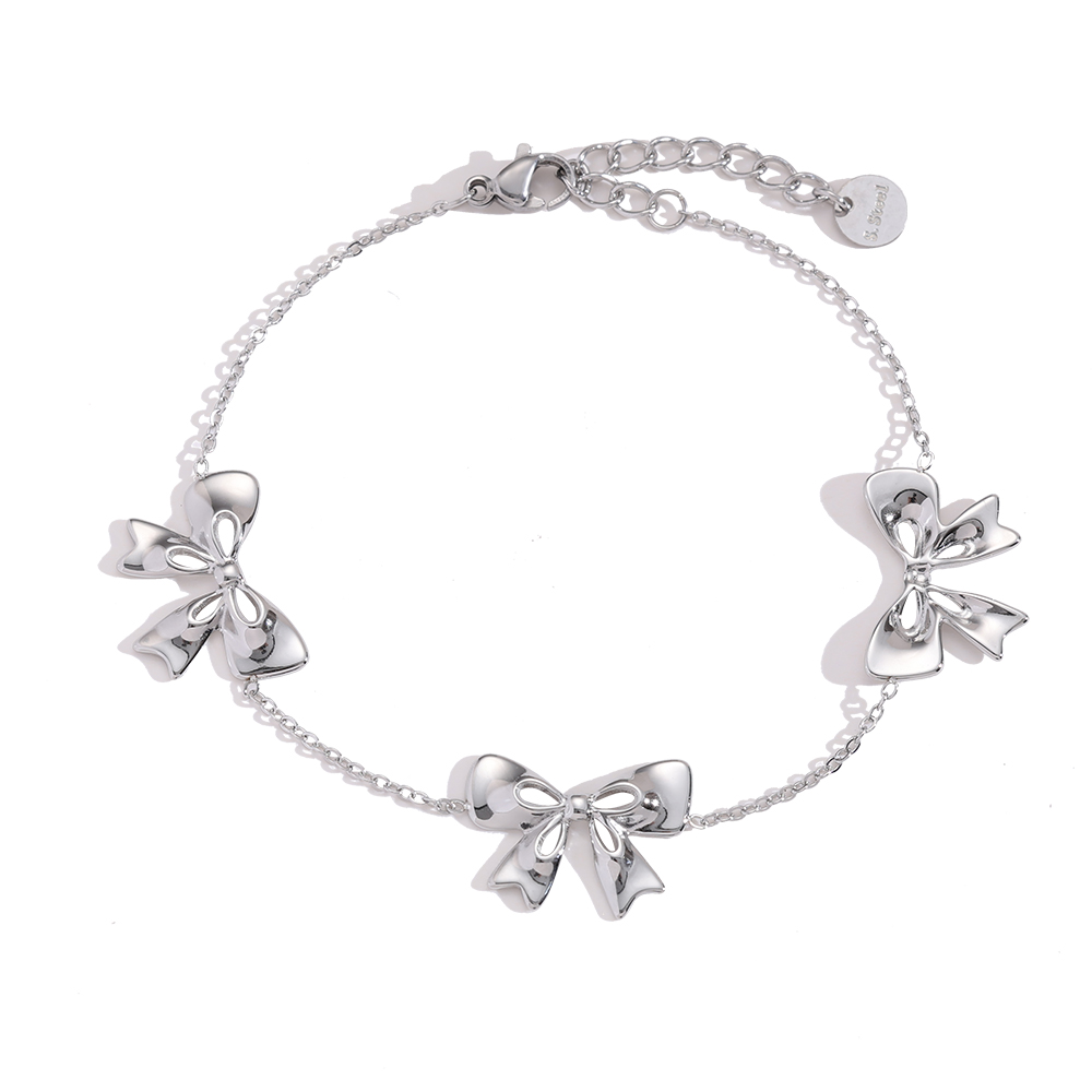 17cm Super Bowtie stainless steel bracelet     