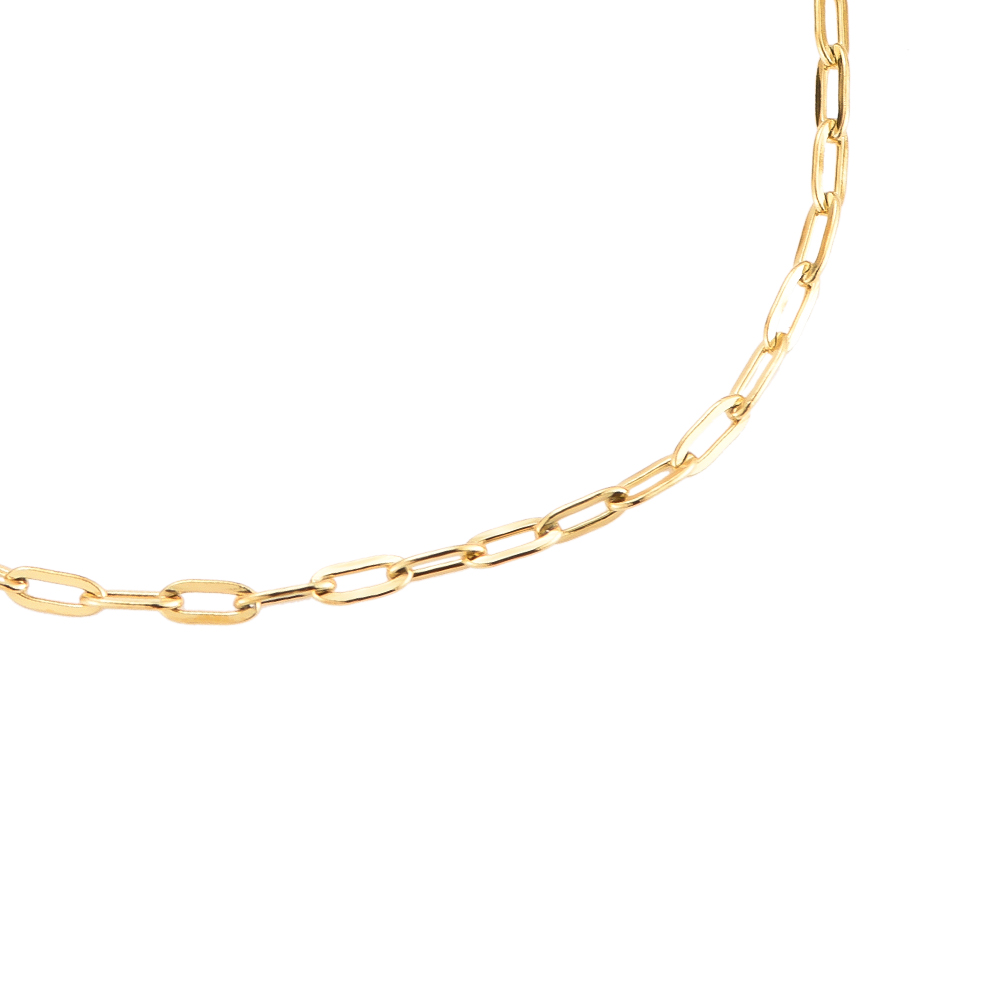 Elongated Link stainless steel bracelet