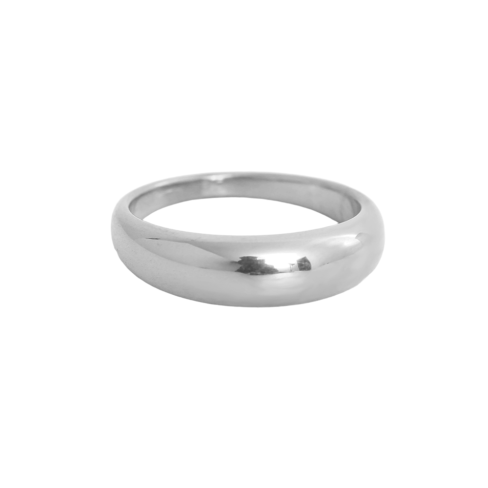 Minimalist stainless steel ring 
