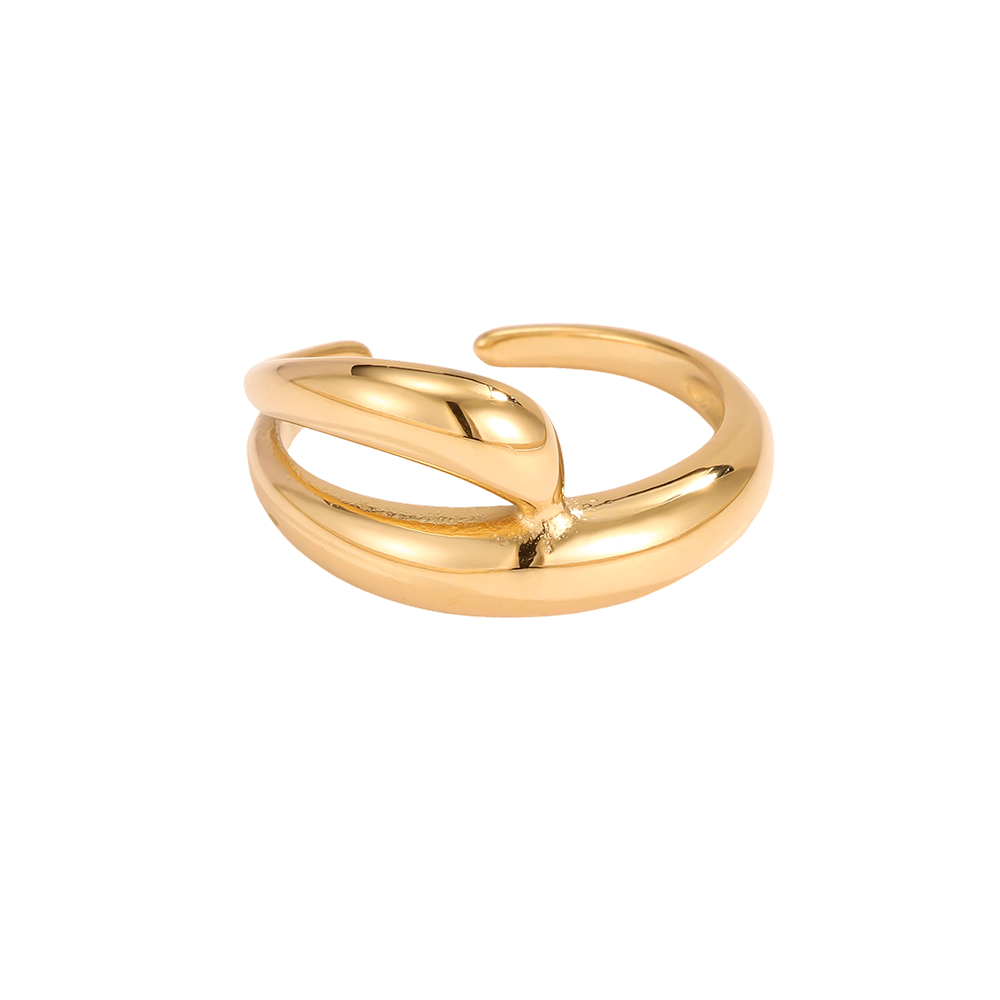 Stainless steel ring, adjustable, minimalist design