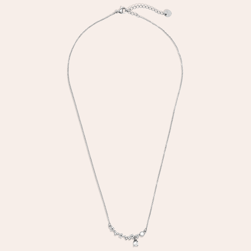 Stainless steel necklace 39cm Perfect Smiling Diamond