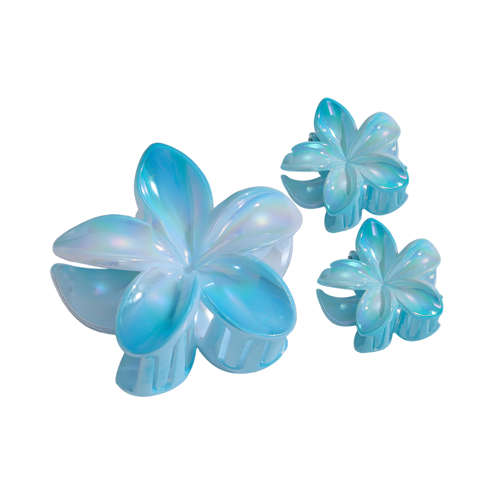 Hibiscus Flower hair clip set 