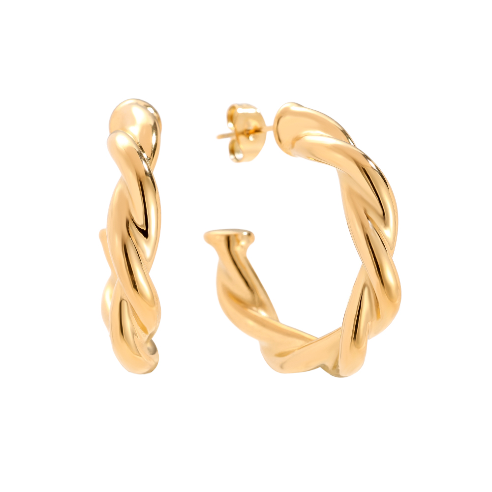 30mm Nice Circle stainless steel earrings