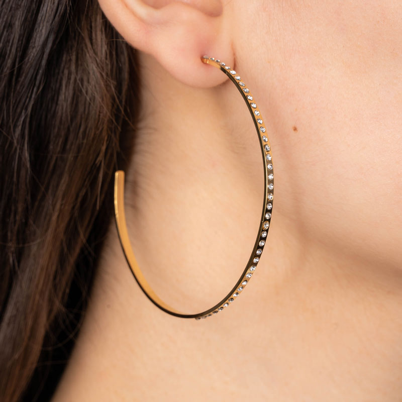 Bestudded Ferris stainless steel stud earrings