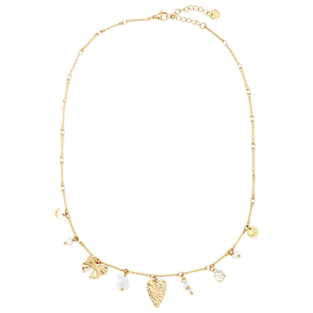 43cm Some Nice Charms stainless steel necklace     