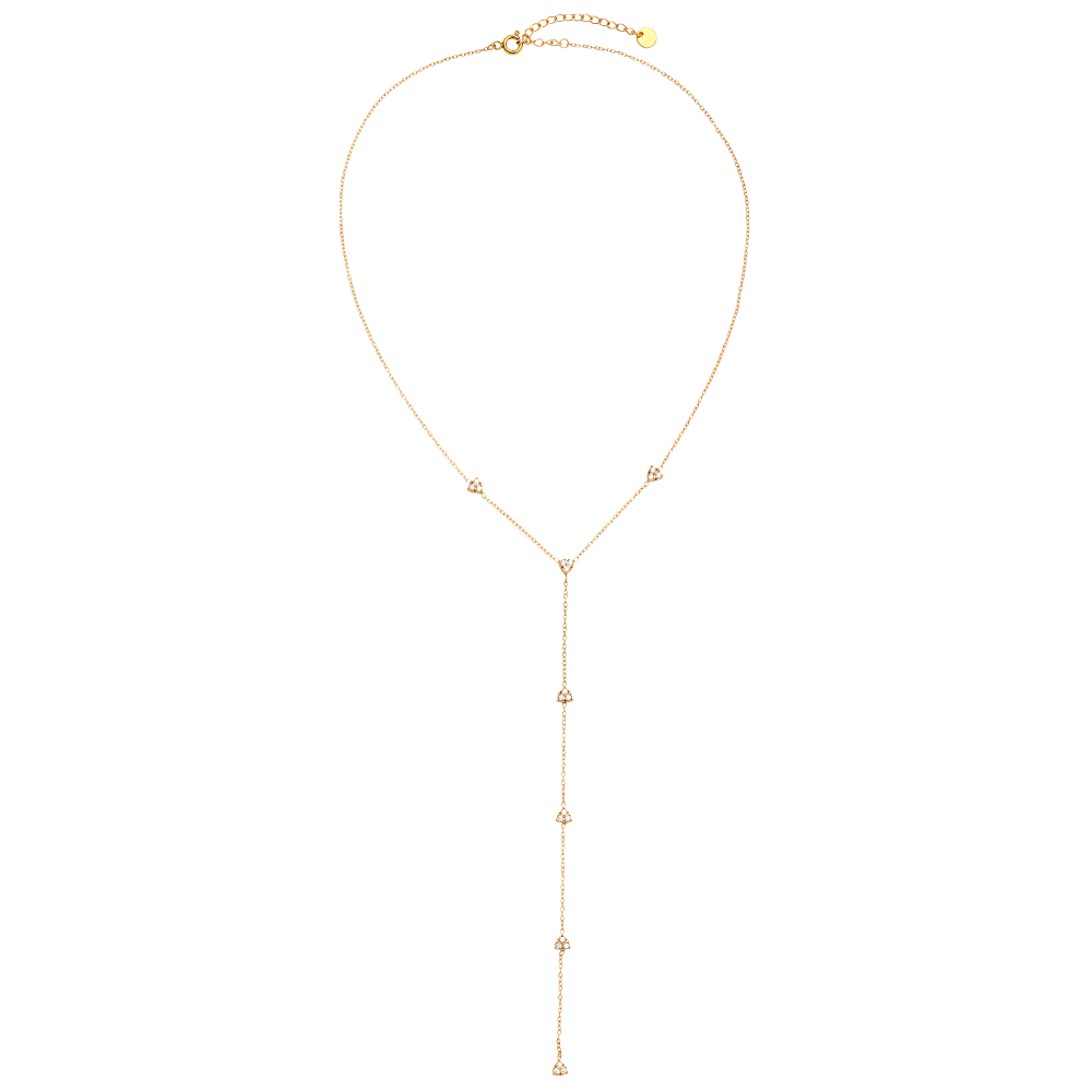 40cm fine heart stainless steel necklace