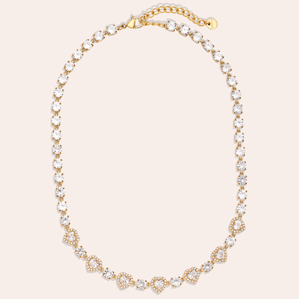 38cm Perfect Sparkling Diamond stainless steel necklace    38cm Perfect Sparkling Diamond stainless steel necklace