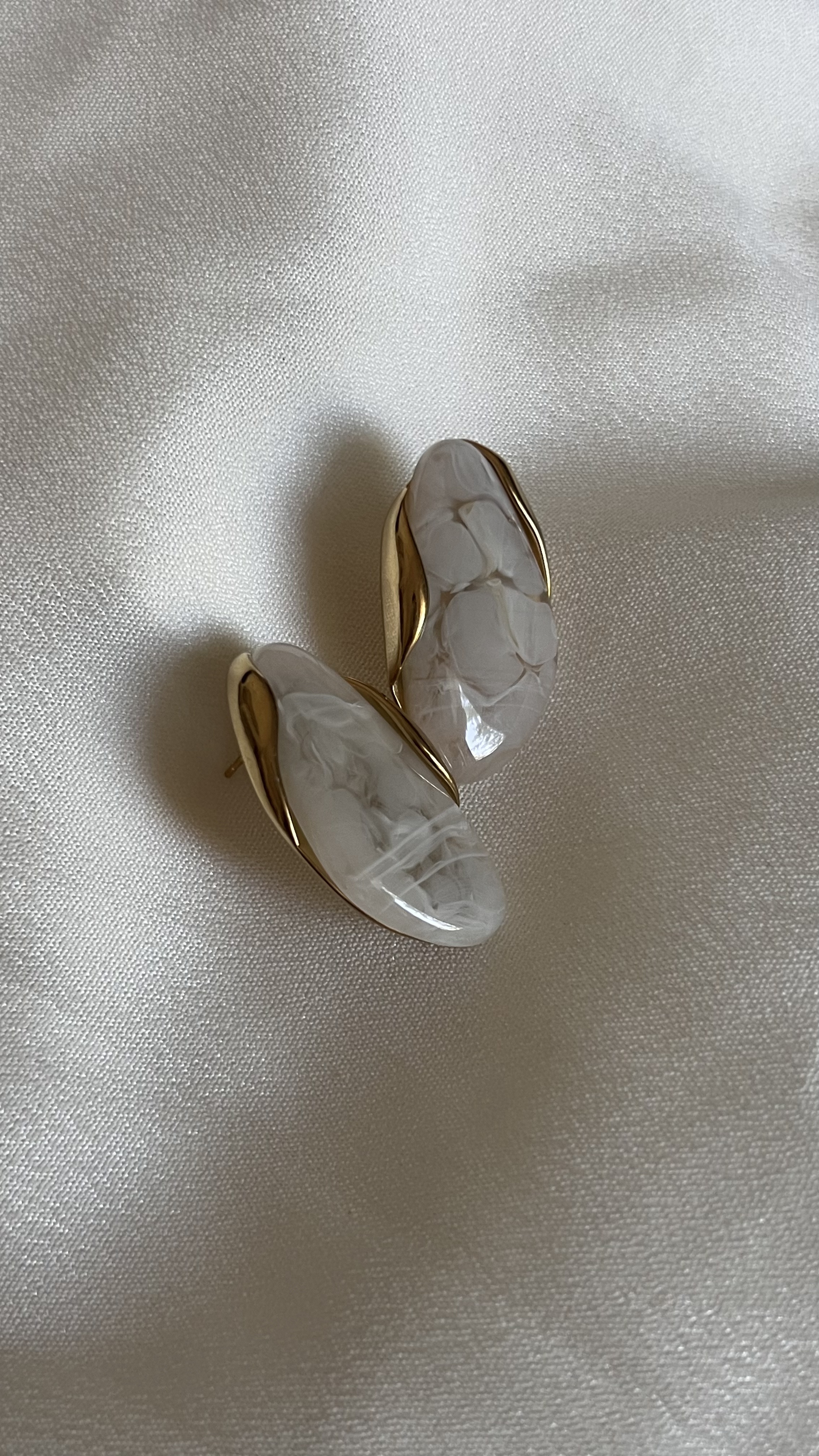 38mm Nice Resin Stainless Steel Earrings    38mm Nice Resin Stainless Steel Earrings