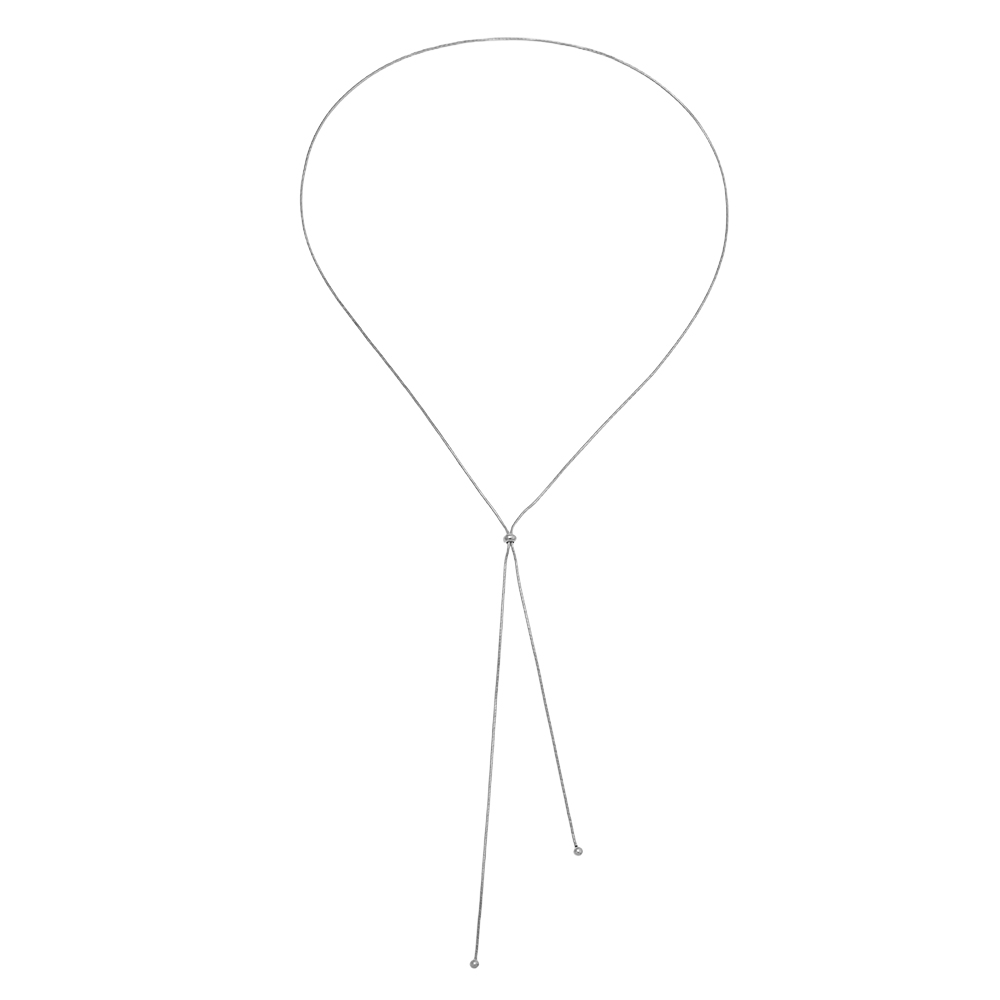 Stainless steel necklace 90cm Adjustable Chain